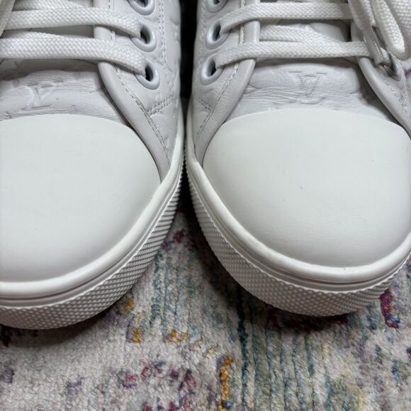 Louis Vuitton White Monogram Punchy Sneakers - Picture 10 of 12